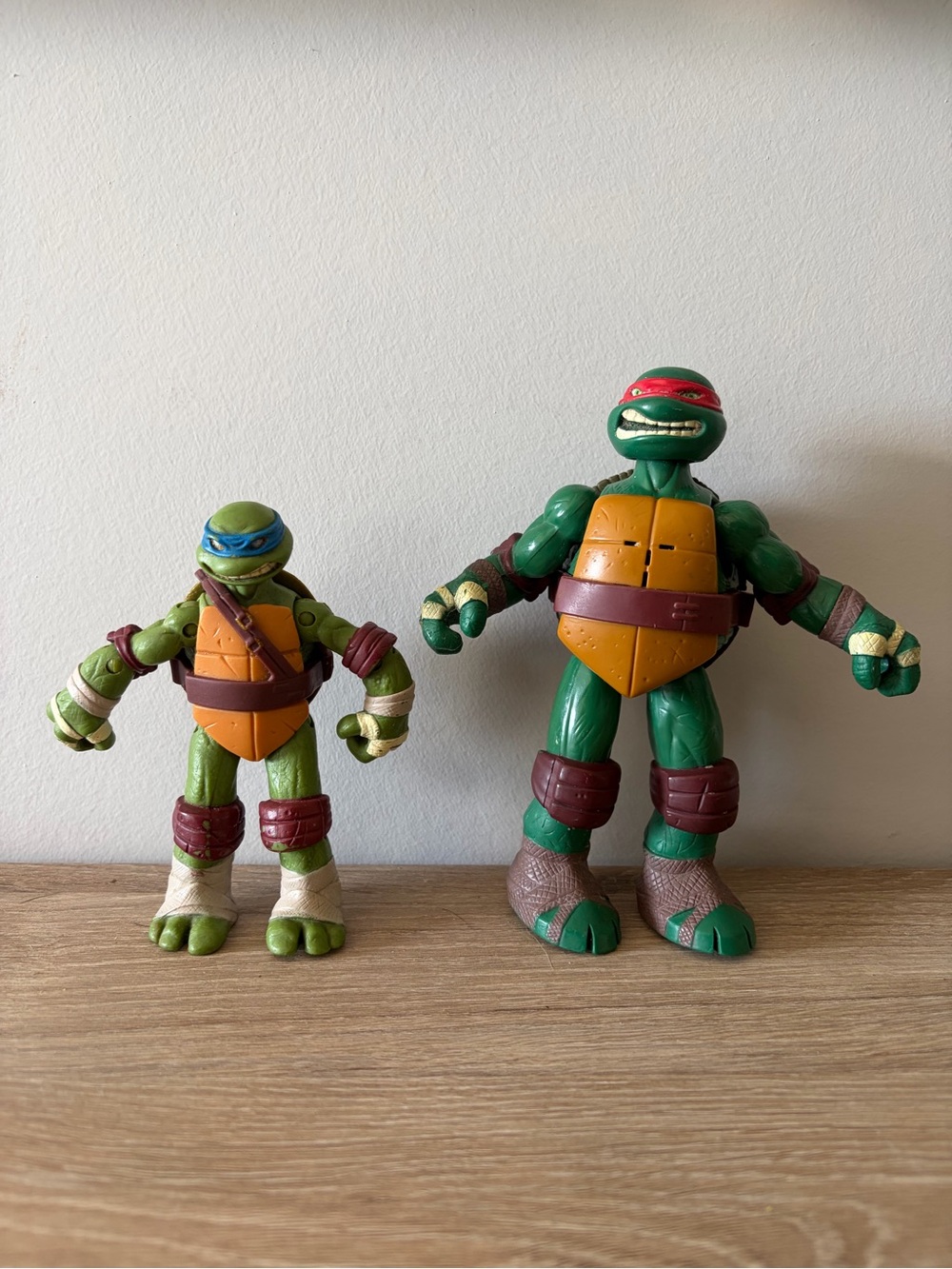Teenage Mutant Ninja Turtles Green Action Figure Set - Raphael & Leonardo 2012